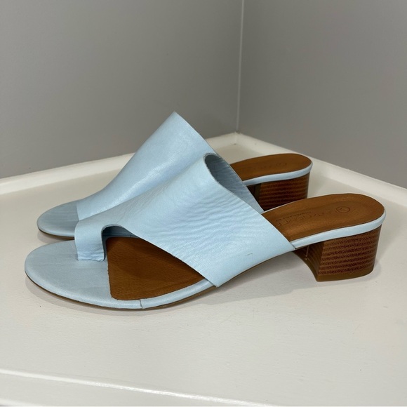 Unity In Diversity Bonita Block Heel Sandals Blue Sky - Picture 3 of 14